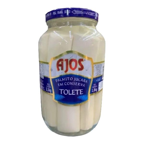 Palmito Tolete Em Conserva Juçara Ajos 1,8Kg Imagem de Palmito Tolete Em Conserva Juçara Ajos 1,8Kg