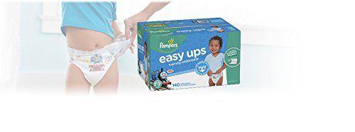 Imagem de Pampers Easy Ups Training Pants Boys and Girls, 2T-3T (Tamanho 4), 140 Contagem