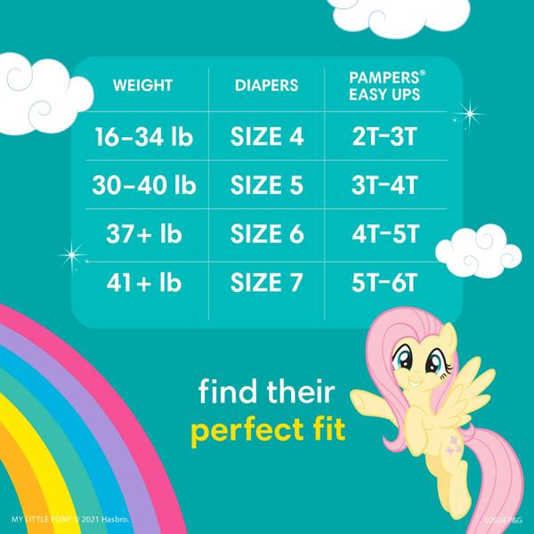 Imagem de Pampers Easy Ups Training Pants Girls and Boys, 3T-4T (Tamanho 5), 124 Count, Packaging & Prints Podem Variar