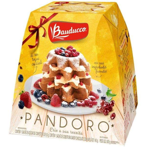 Pandoro Bauducco Bolo de Natal 500g Imagem de Pandoro Bauducco Bolo de Natal 500g