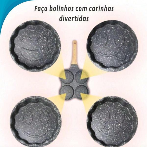 Imagem de Panela 4 Compartimentos Antiaderente Hamburgers Funcional