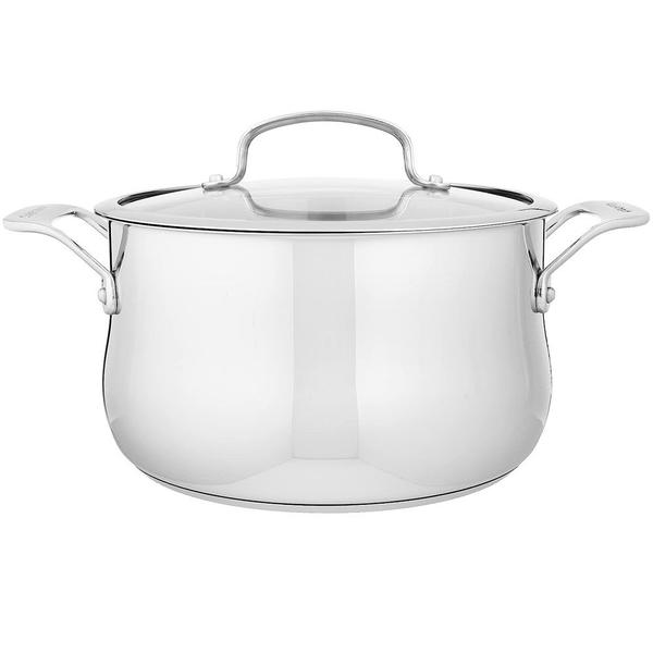 Panela Aço Inox Cuisinart Contour 5 Litros Com Tampa 445-22 Imagem de Panela Aço Inox Cuisinart Contour 5 Litros Com Tampa 445-22