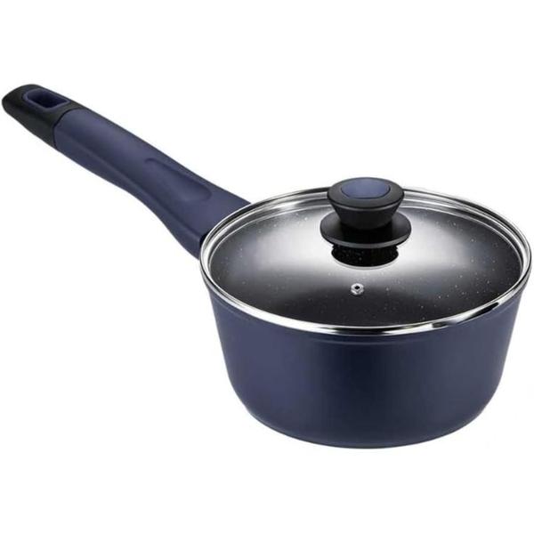 Panela Aluminio Forjado Antiaderente Azul 16cm - Oxford Imagem de Panela Aluminio Forjado Antiaderente Azul 16cm - Oxford