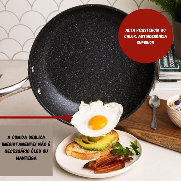Panela Antiaderente Média, Para Fritura - Zonne Imagem de Panela Antiaderente Média, Para Fritura