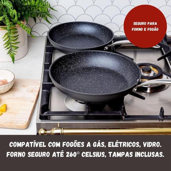 Panela Antiaderente Média, Para Fritura - Zonne Imagem de Panela Antiaderente Média, Para Fritura