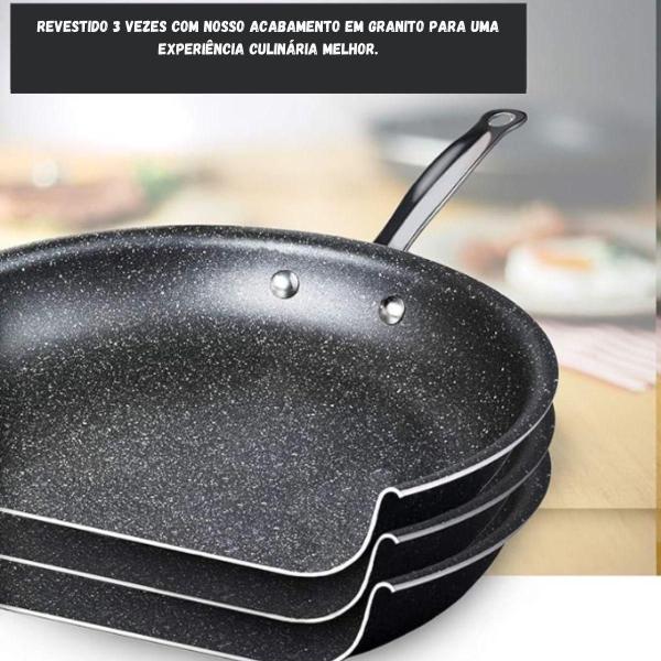 Panela Antiaderente Média, Para Fritura - Zonne Imagem de Panela Antiaderente Média, Para Fritura