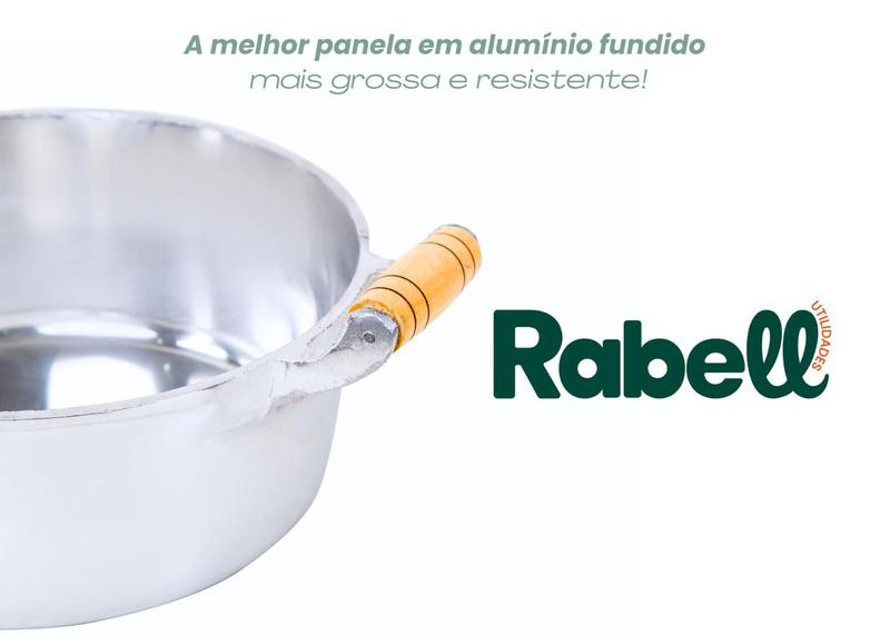 Imagem de Panela caçarola alumínio batido fundido 18cm tampa de vidro