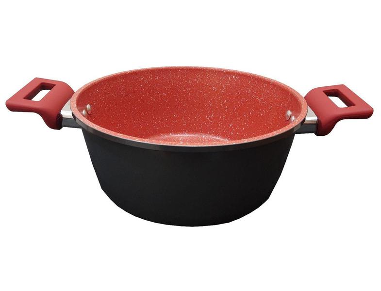 Imagem de Panela Caçarola Antiaderente Indução Titânio 24 Cm Euro Home