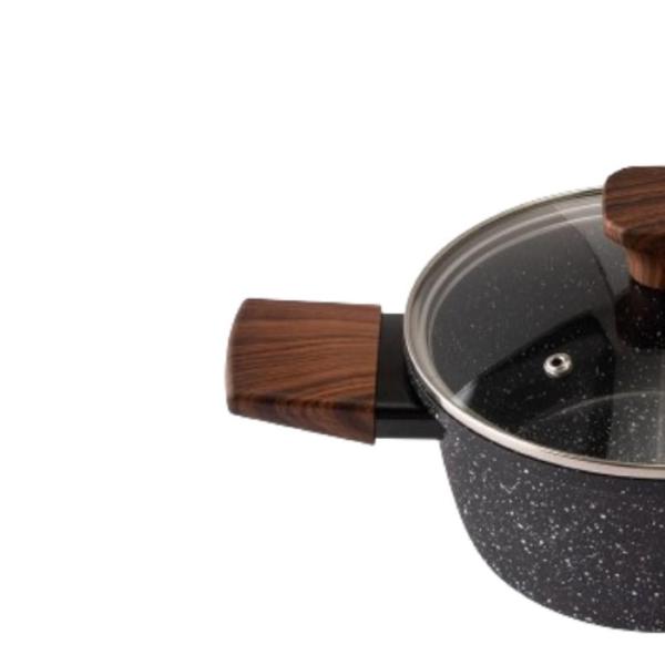 Panela Caçarola De Aluminio Com Indução 2.5L Antiaderente - Clink Imagem de Panela Caçarola De Aluminio Com Indução 2.5L Antiaderente