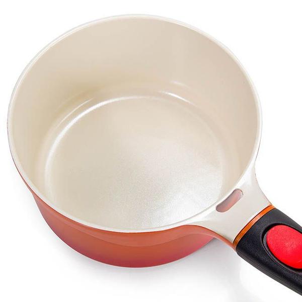 Panela Cerâmica Le Cook 18cm Cabo Destacável Indução Imagem de Panela Cerâmica Le Cook 18cm Cabo Destacável Indução