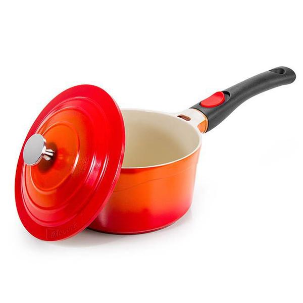 Panela Cerâmica Le Cook 18cm Cabo Destacável Indução Imagem de Panela Cerâmica Le Cook 18cm Cabo Destacável Indução