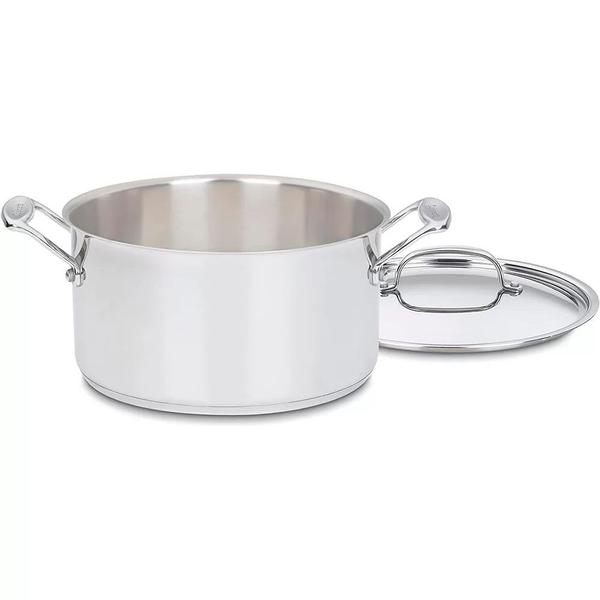 Imagem de Panela cuisinart chef's classic em aço inox 5 litros com tampa 24cm 744-24