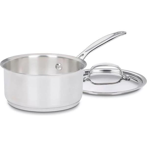 Panela cuisinart chef's classic em inox 1 litro com tampa 719-14 Imagem de Panela cuisinart chef's classic em inox 1 litro com tampa 719-14