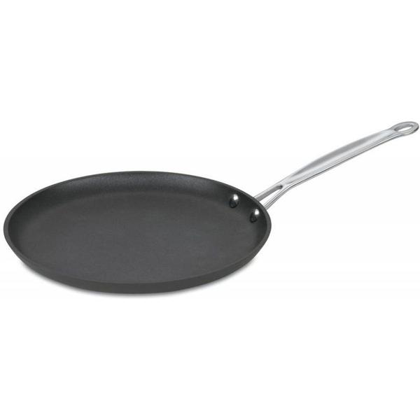 Panela de crepe Cuisinart Chef's Classic, antiaderente, anodizada, de 25 cm Imagem de Panela de crepe Cuisinart Chef's Classic, antiaderente, anodizada, de 25 cm