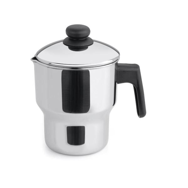 Panela de Cuscuz cuscuzeiro 1,3L Aço inox fervedor alça baquelite FORMA INOX 803072 Imagem de Panela de Cuscuz cuscuzeiro 1,3L Aço inox fervedor alça baquelite FORMA INOX 803072