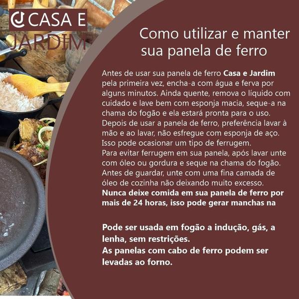 Imagem de Panela De Ferro Caçarola Neo 2,6L - Casa E Jardim