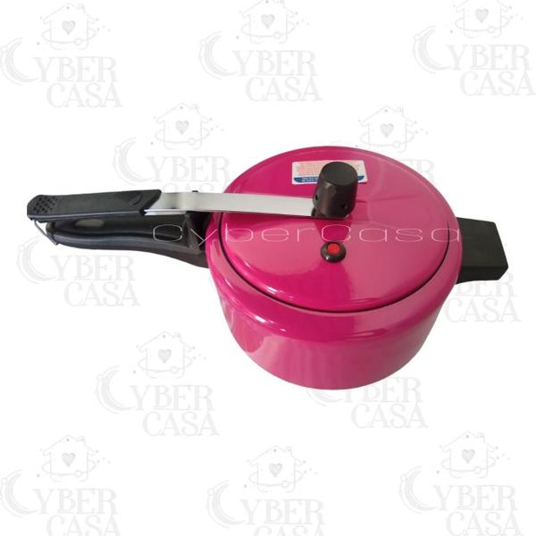 Imagem de Panela De Pressão 3L Pink Com Tampa Pintada Exclusiva