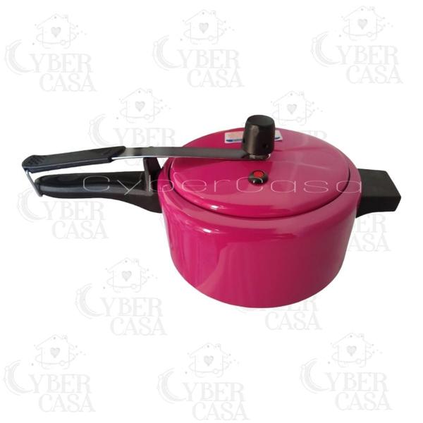 Imagem de Panela De Pressão 3L Pink Com Tampa Pintada Exclusiva