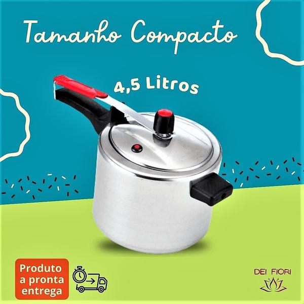 Imagem de Panela de Pressão 4,5L Fechamento Interno Polida Classic Top