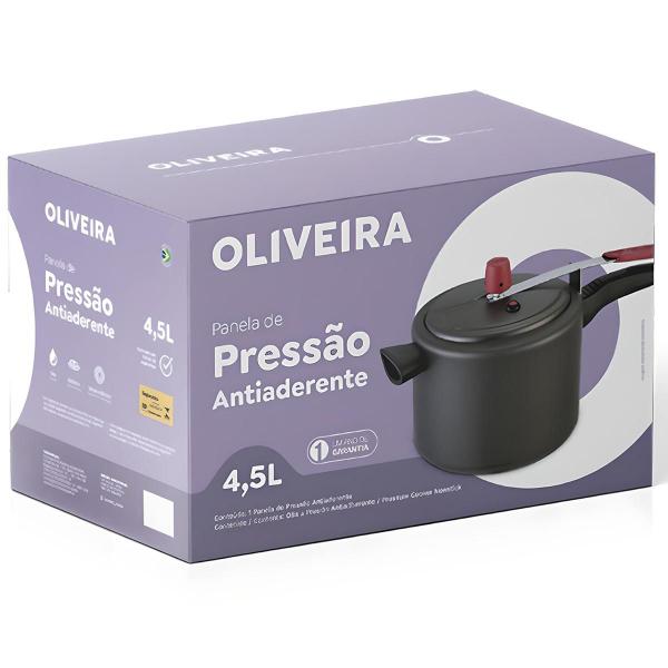 Imagem de Panela de Pressão Antiaderente 4,5L E707 - Oliveira