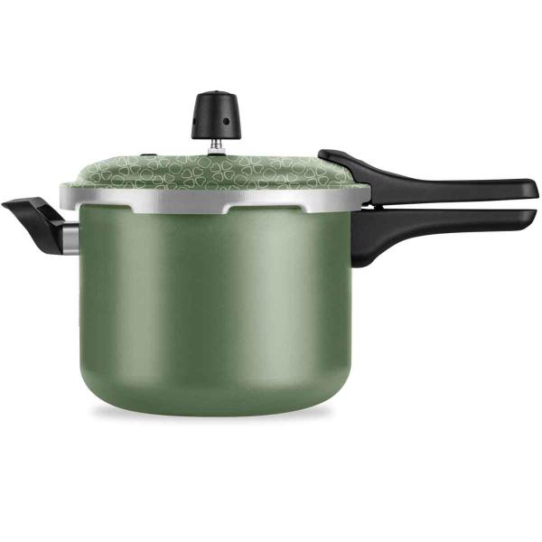 Panela De Pressão Antiaderente Fecho Externo 5 Litros Verde Patolux Imagem de Panela De Pressão Antiaderente Fecho Externo 5 Litros Verde Patolux