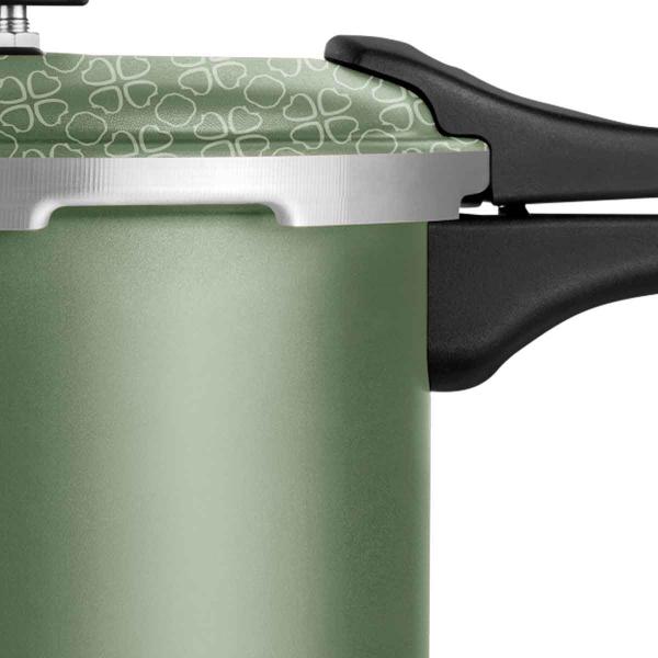 Panela De Pressão Antiaderente Fecho Externo 5 Litros Verde Patolux Imagem de Panela De Pressão Antiaderente Fecho Externo 5 Litros Verde Patolux