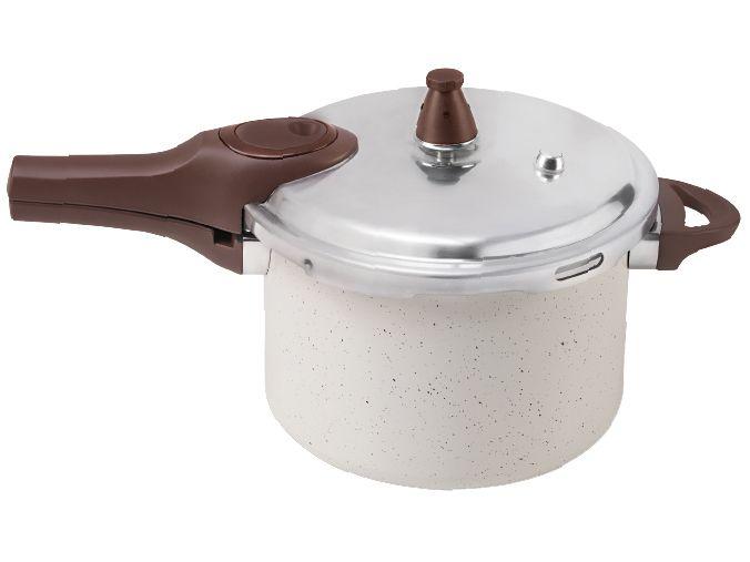 Panela de Pressão Brinox 4,2L Bege Vanilla - Ceramic Life Pressure Panela de Pressão Brinox 4,2L Bege Vanilla - Ceramic Life Pressure