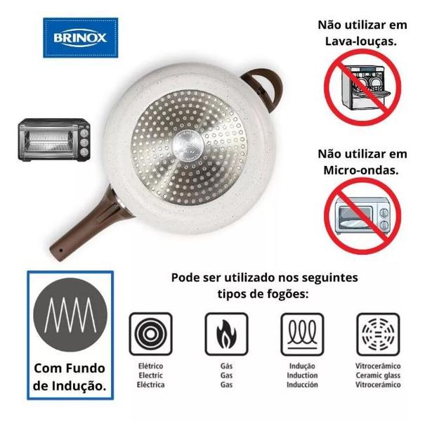 Imagem de Panela de Pressão Ceramic Life Fundo Indução 4,2L Brinox