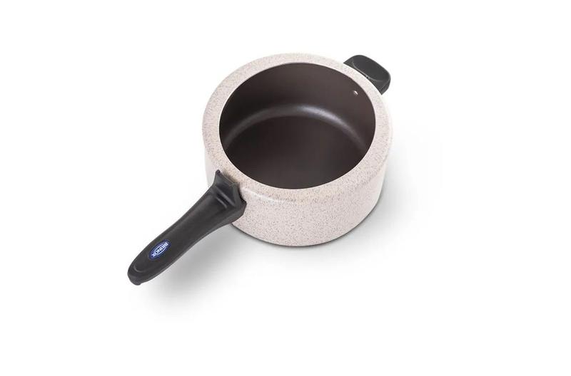 Imagem de Panela de Pressão Ceramic Life Vapt em Alumínio com Revestimento Cerâmico Vanilla Suprema 20cm 3L - Brinox