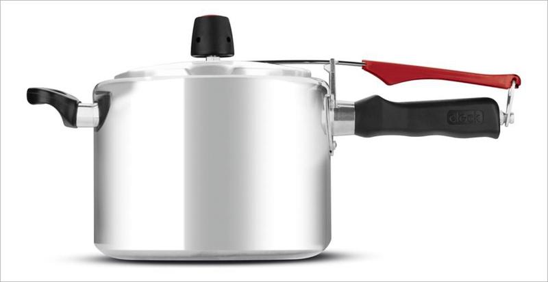 Panela De Pressão Clock Polida Fechamento Interno 4,5L - Ofertamo Imagem de Panela De Pressão Clock Polida Fechamento Interno 4,5L