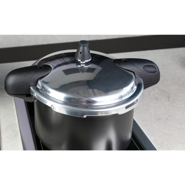 Imagem de Panela de Pressão com Indução 5,4L Ceramic Life Pressure Preto Brinox 4953/100