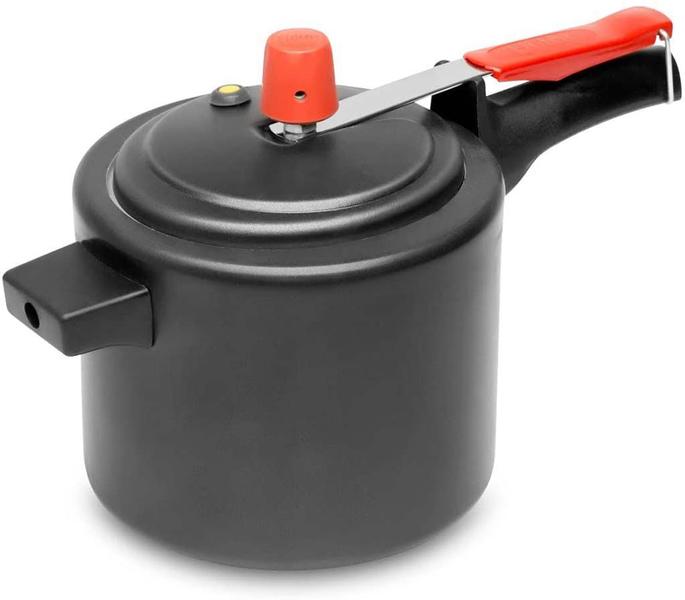 Panela de pressao eiriflon preta 4,5 lts anti-aderente - eirilar Imagem de Panela de pressao eiriflon preta 4,5 lts anti-aderente - eirilar