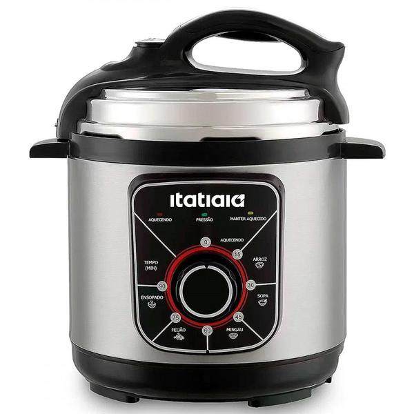 Panela de Pressão Elétrica Itatiaia Essencial 3L 700W 127V Inox Panela de Pressão Elétrica Itatiaia Essencial 3L 700W 127V Inox