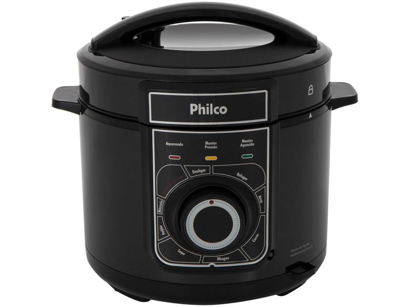 Panela de Pressão Elétrica Philco PPP02PI - 900W 5L Panela de Pressão Elétrica Philco PPP02PI - 900W 5L