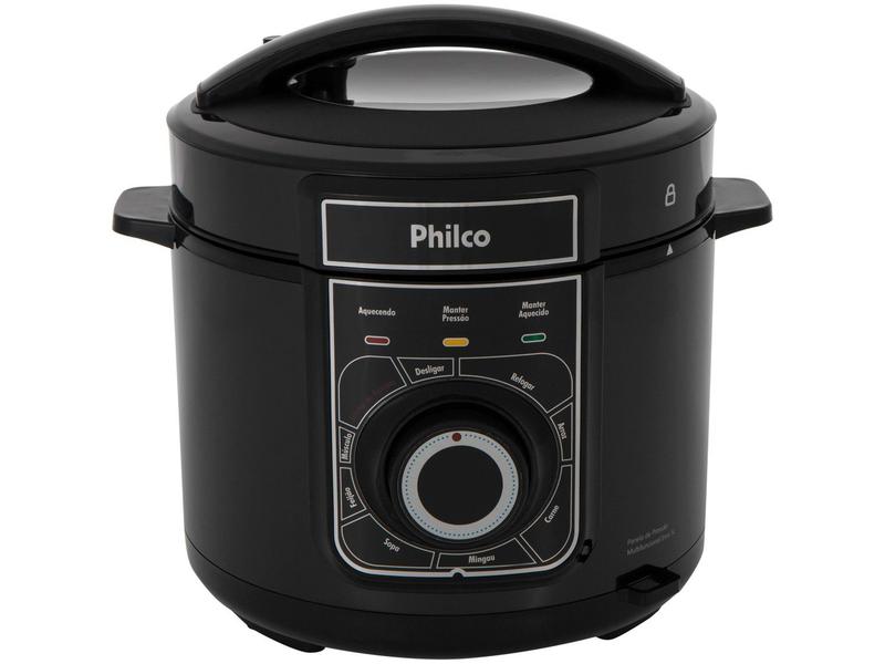 Panela de Pressão Elétrica Philco PPP02PI - 900W 5L Panela de Pressão Elétrica Philco PPP02PI - 900W 5L