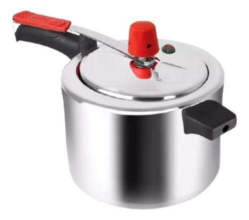 Panela de Pressão em Alumínio Polido de Qualidade 4,5 Litros para casa Restaurante Apartamento - Eirilar Imagem de Panela de Pressão em Alumínio Polido de Qualidade 4,5 Litros para casa Restaurante Apartamento