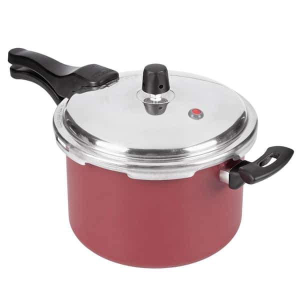 Panela de Pressão Fechamento Externo Antiaderente 4,5L Cereja Nacional - Alumínio Nacional Panela de Pressão Fechamento Externo Antiaderente 4,5L Cereja Nacional - Alumínio Nacional
