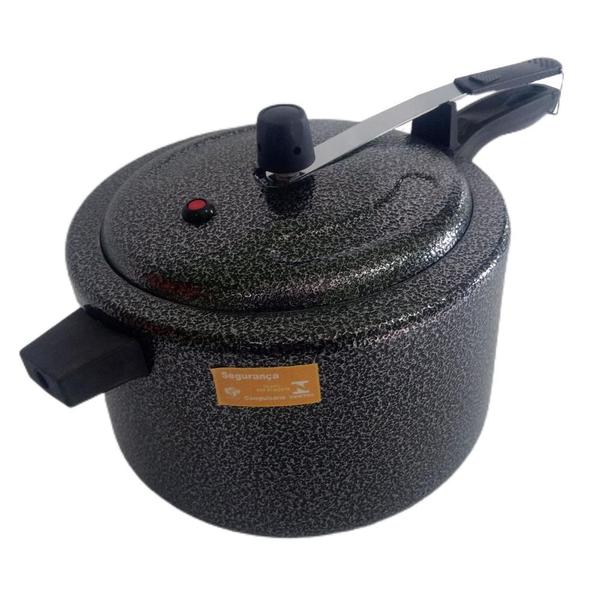 Panela de Pressão Grande Craqueada 10 Litros -10l -10litros - Roque Panela de Pressão Grande Craqueada 10 Litros -10l -10litros - Roque