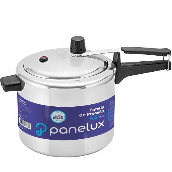 Panela de Pressão Panelux Classic Alumínio Polido 4,5 Litros Panela de Pressão Panelux Classic Alumínio Polido 4,5 Litros
