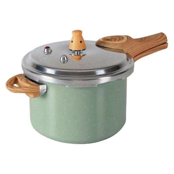 Panela de Pressão Pressure 4,2L Verde Indução Antiaderente Ceramic Life 4952/108 Brinox