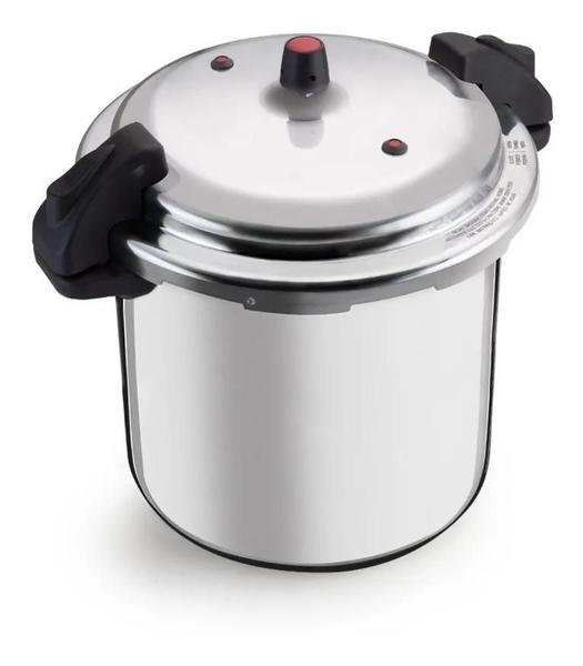 Panela De Pressão Profissional 20L Aluminio Restaurante - Aluminio Nacional Panela De Pressão Profissional 20L Aluminio Restaurante - Aluminio Nacional