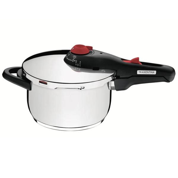 Panela de Pressão Solar Inox 4,5L Tramontina Imagem de Panela de Pressão Solar Inox 4,5L Tramontina