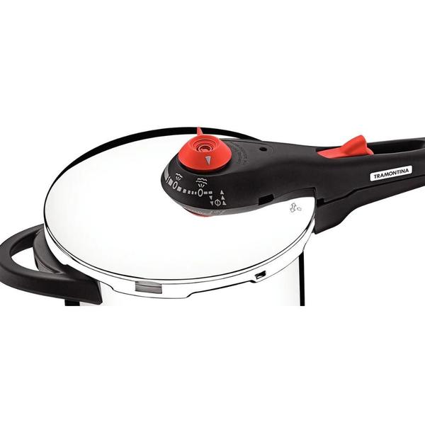 Panela de Pressão Solar Inox 4,5L Tramontina Imagem de Panela de Pressão Solar Inox 4,5L Tramontina