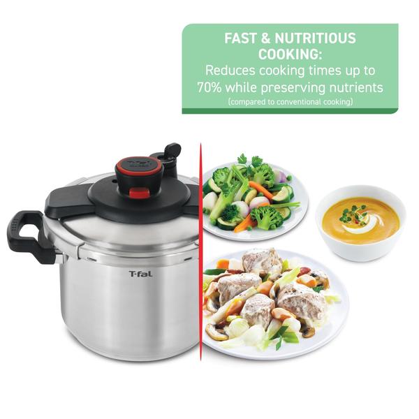 Imagem de Panela de pressão T-fal Clipso Aço Inoxidável 6.3L