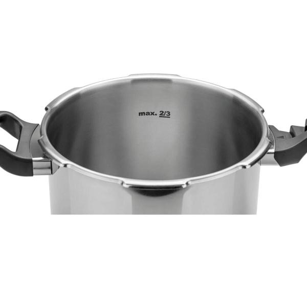 Imagem de Panela de Pressão Tramontina Brava Aço Inox Fundo Triplo 20cm 4,5L