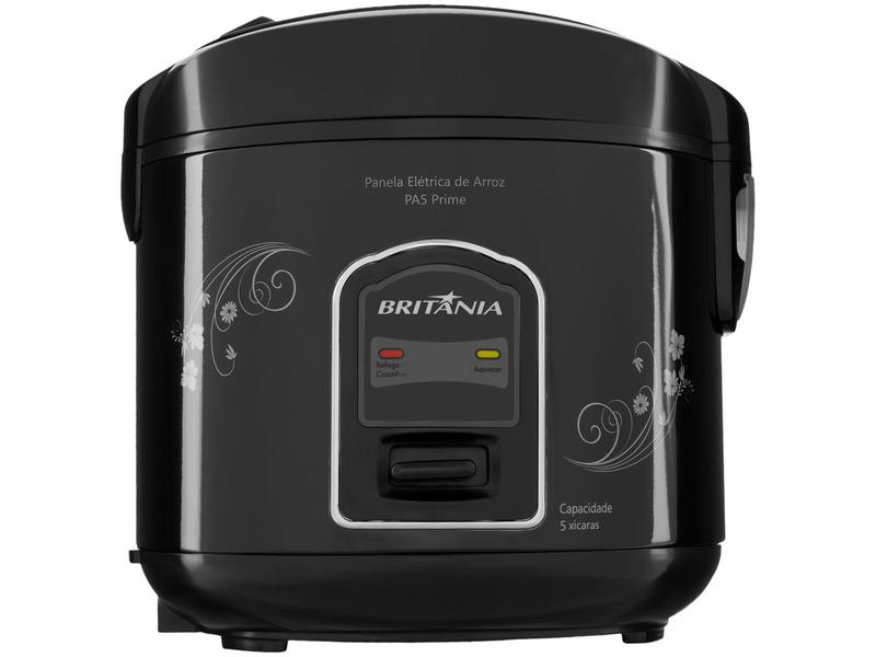 Panela Elétrica de Arroz Britânia PA5 Prime - 400W 5 Xícaras Panela Elétrica de Arroz Britânia PA5 Prime - 400W 5 Xícaras