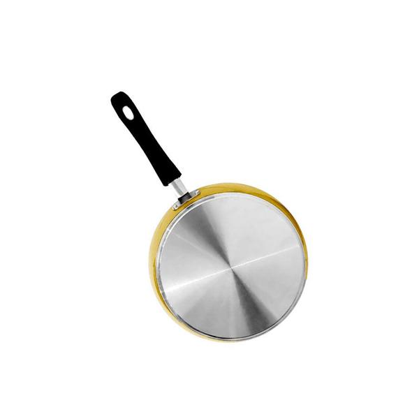 Panela Frigideira Amarelo e Tampa Aluminio Fundido 22 cm - GULE Imagem de Panela Frigideira Amarelo e Tampa Aluminio Fundido 22 cm