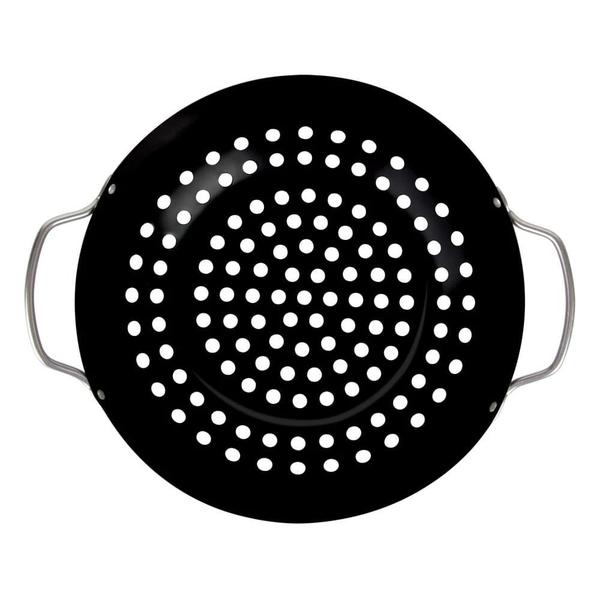 Panela Frigideira para Grelhar Wok Antiaderente com Alcas Mor Imagem de Panela Frigideira para Grelhar Wok Antiaderente com Alcas Mor