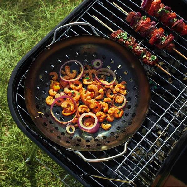 Panela Frigideira para Grelhar Wok Antiaderente com Alcas Mor Imagem de Panela Frigideira para Grelhar Wok Antiaderente com Alcas Mor