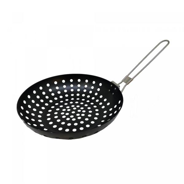 Imagem de Panela Frigideira Wok com Cabo para Churrasqueira 28cm Prana